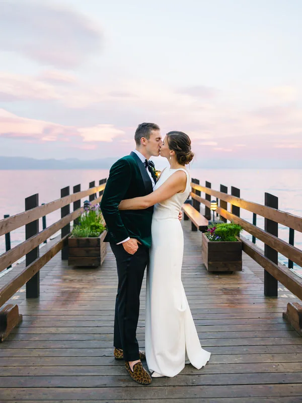 A couple on the Gar Woods pier